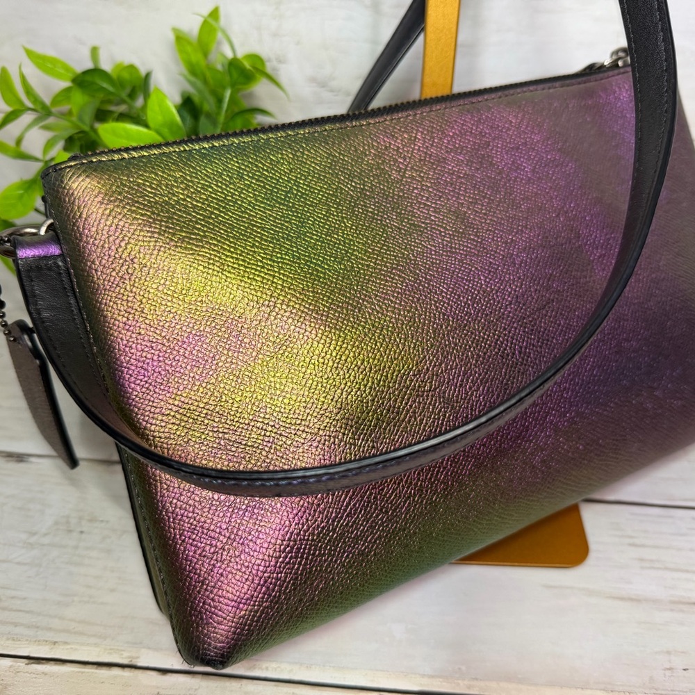 Rare Coach Crosby Hologram Iridescent
Crossbody Purple Green blue - Picture 10 of 16
